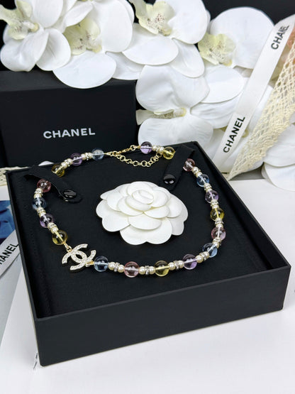 [⭐Glow]26C New Spring Collection Colorful Transparent Resin Necklace