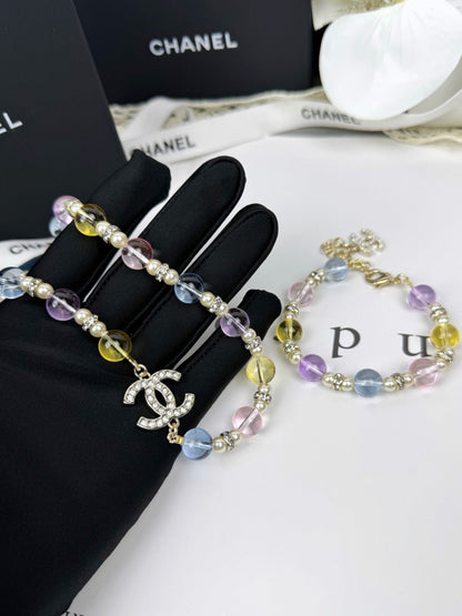[⭐Glow]26C New Spring Collection Colorful Transparent Resin Necklace