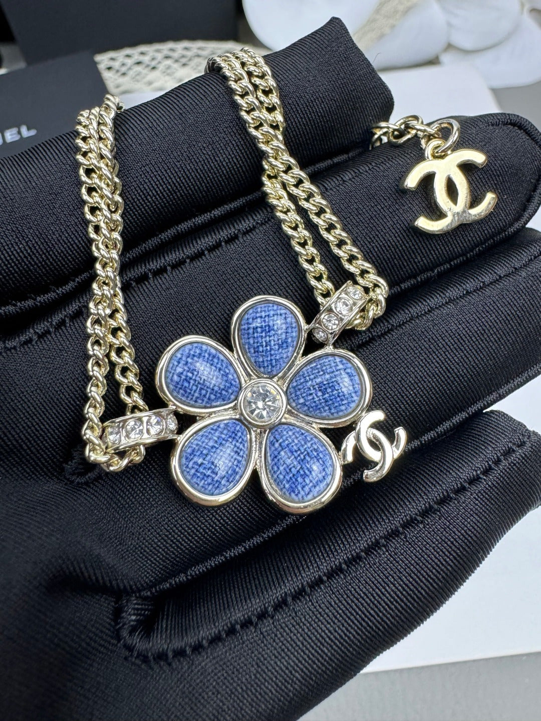 [⭐Glow]VOLTE New Blue Floral Double-Layer Bracelet