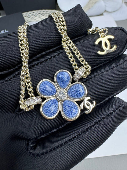 [⭐Glow]VOLTE New Blue Floral Double-Layer Bracelet