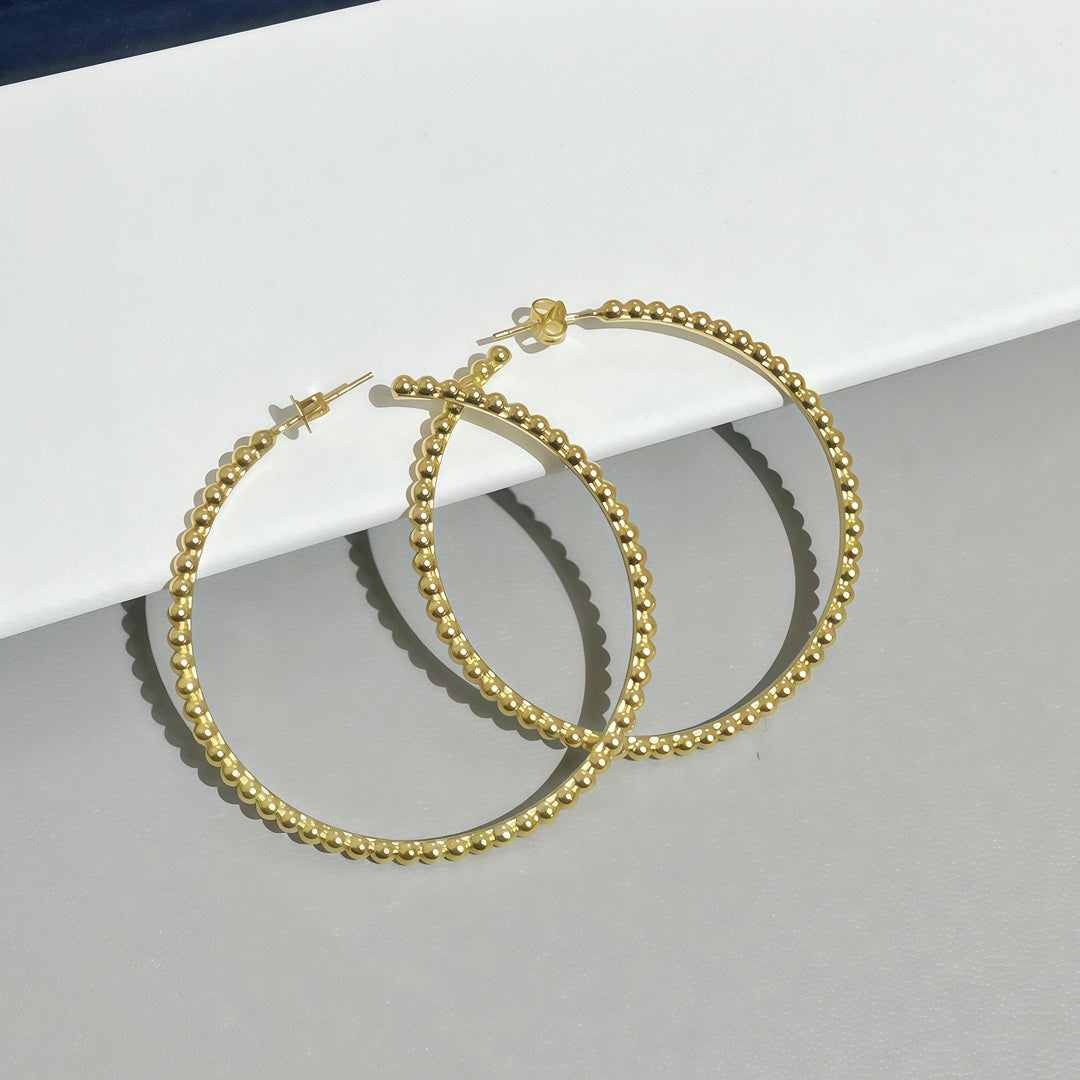 [⭐Glow]SMOOTH BEAD STUD EARRINGS