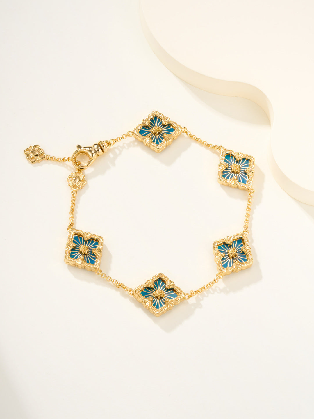 [⭐Glow]B.C.L ENAMELED Five-Flower Bracelet（Various Colors)