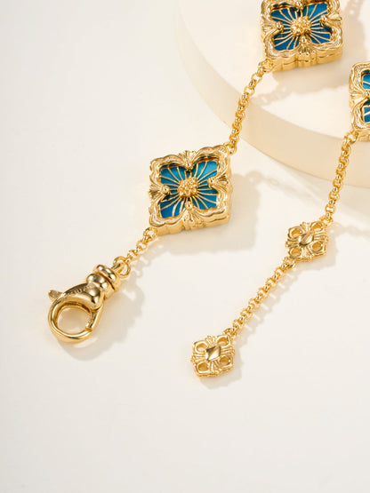 [⭐Glow]B.C.L ENAMELED Five-Flower Bracelet（Various Colors)