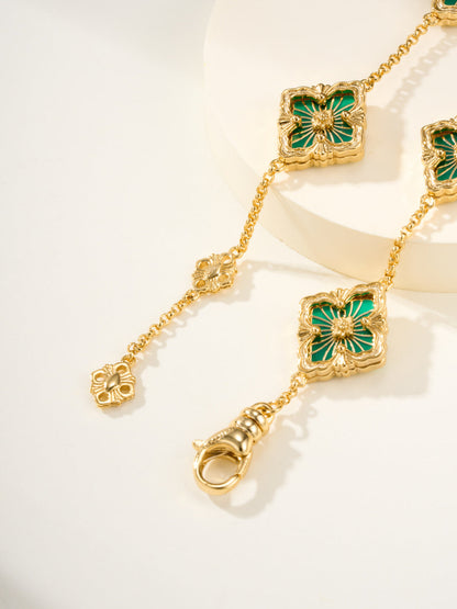 [⭐Glow]B.C.L ENAMELED Five-Flower Bracelet（Various Colors)