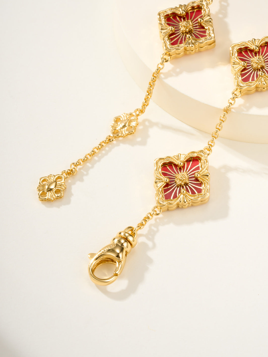 [⭐Glow]B.C.L ENAMELED Five-Flower Bracelet（Various Colors)