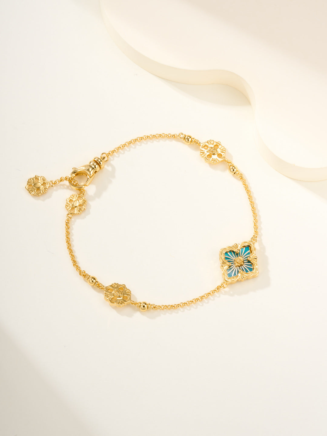 [⭐Glow]B.C.L ENAMELED One-Flower Bracelet（Various Colors)