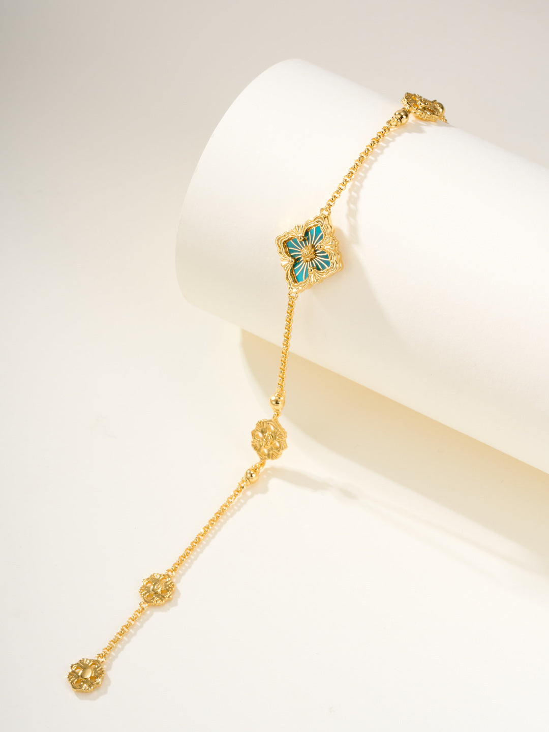 [⭐Glow]B.C.L ENAMELED One-Flower Bracelet（Various Colors)