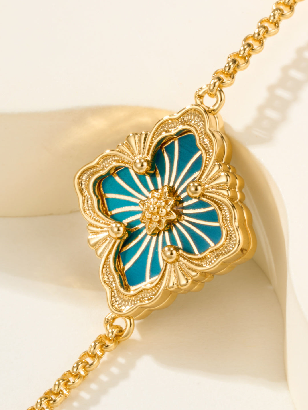 [⭐Glow]B.C.L ENAMELED One-Flower Bracelet（Various Colors)