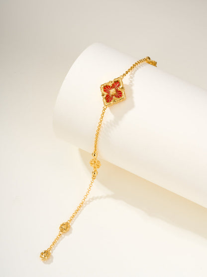 [⭐Glow]B.C.L ENAMELED One-Flower Bracelet（Various Colors)