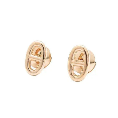 [⭐Glow]CHAINE SMALL EARRINGS GOLD AND SILVER