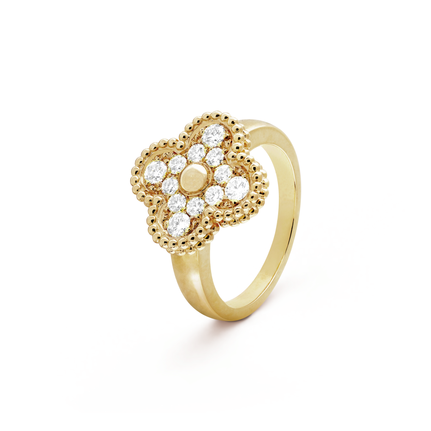 [⭐Glow]CLOVER DIAMOND RING