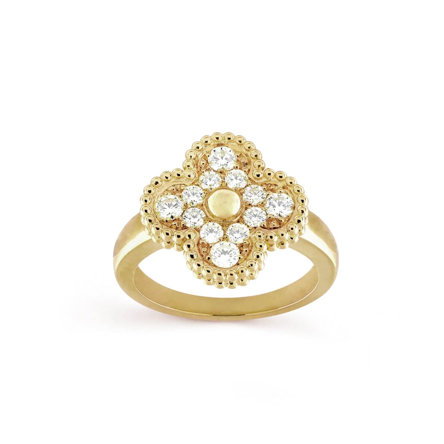 [⭐Glow]CLOVER DIAMOND RING