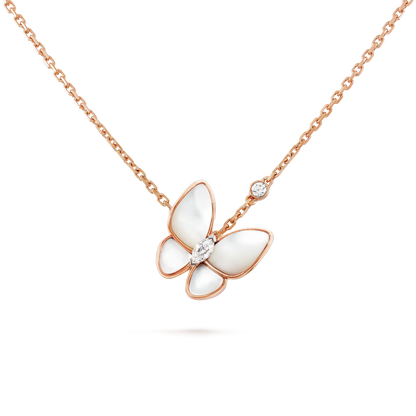 [⭐Glow]BUTTERFLY MOP DIAMOND NECKLACE