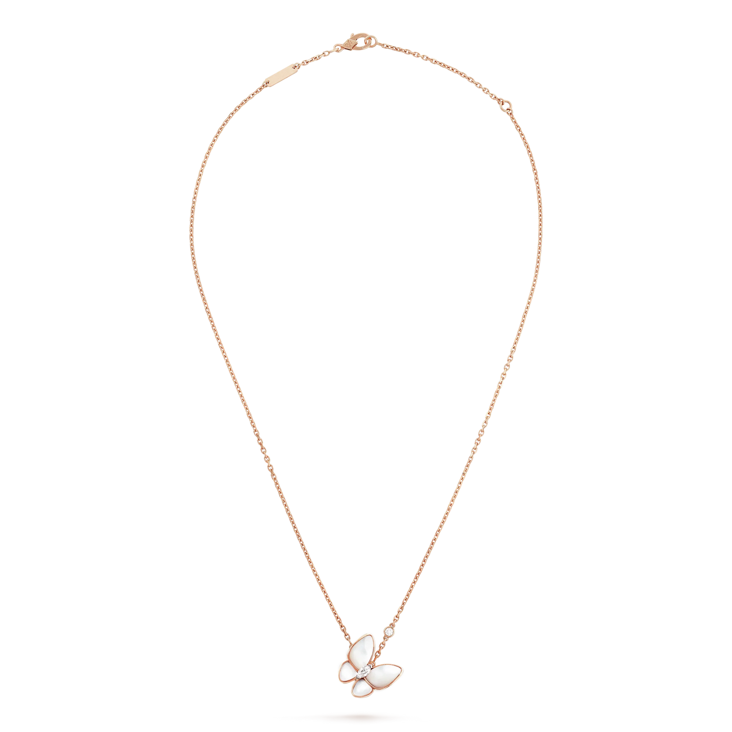 [⭐Glow]BUTTERFLY MOP DIAMOND NECKLACE