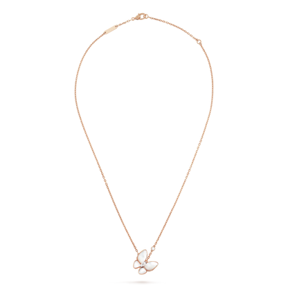[⭐Glow]BUTTERFLY MOP DIAMOND NECKLACE