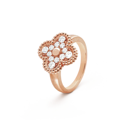 [⭐Glow]CLOVER DIAMOND RING