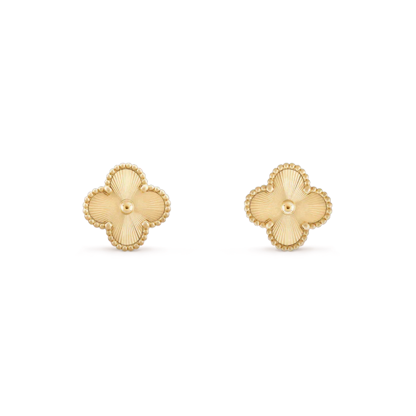 [⭐Glow]CLOVER MINI 9.5MM LASER EARRINGS