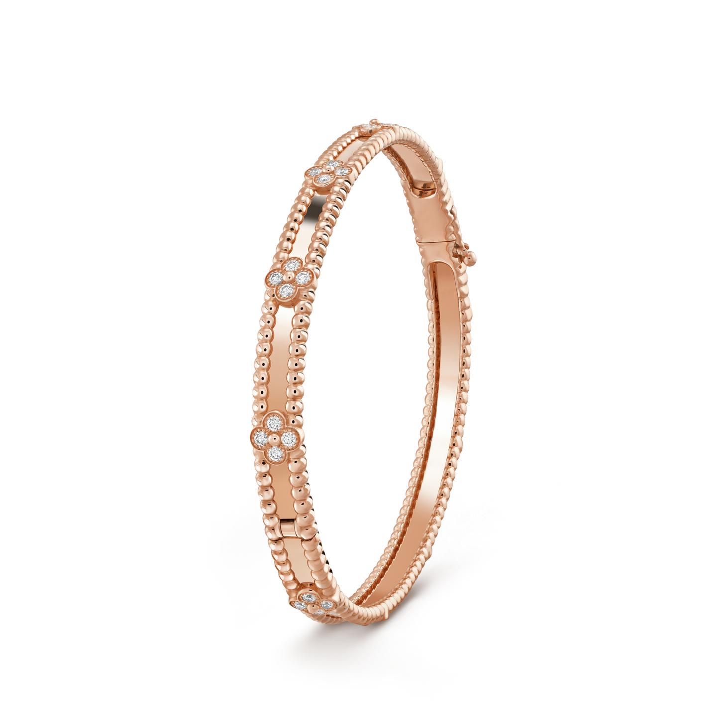 [⭐Glow]CLOVER BRACELET 4MM DIAMONDS