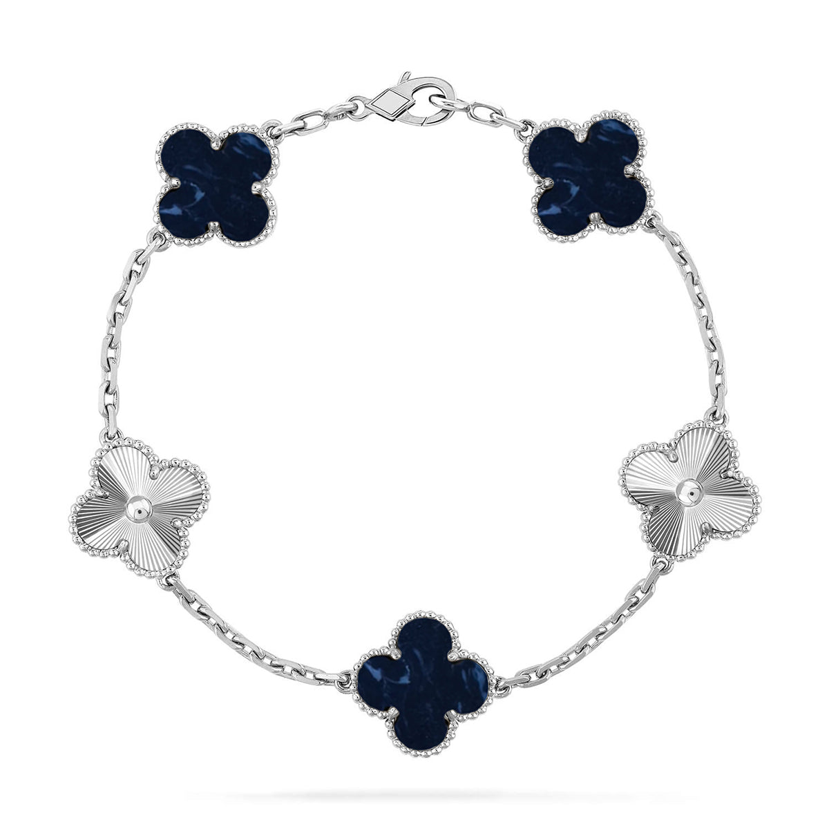 [⭐Glow]CLOVER 5 MOTIF PIETERSITE BRACELET COLLECTION