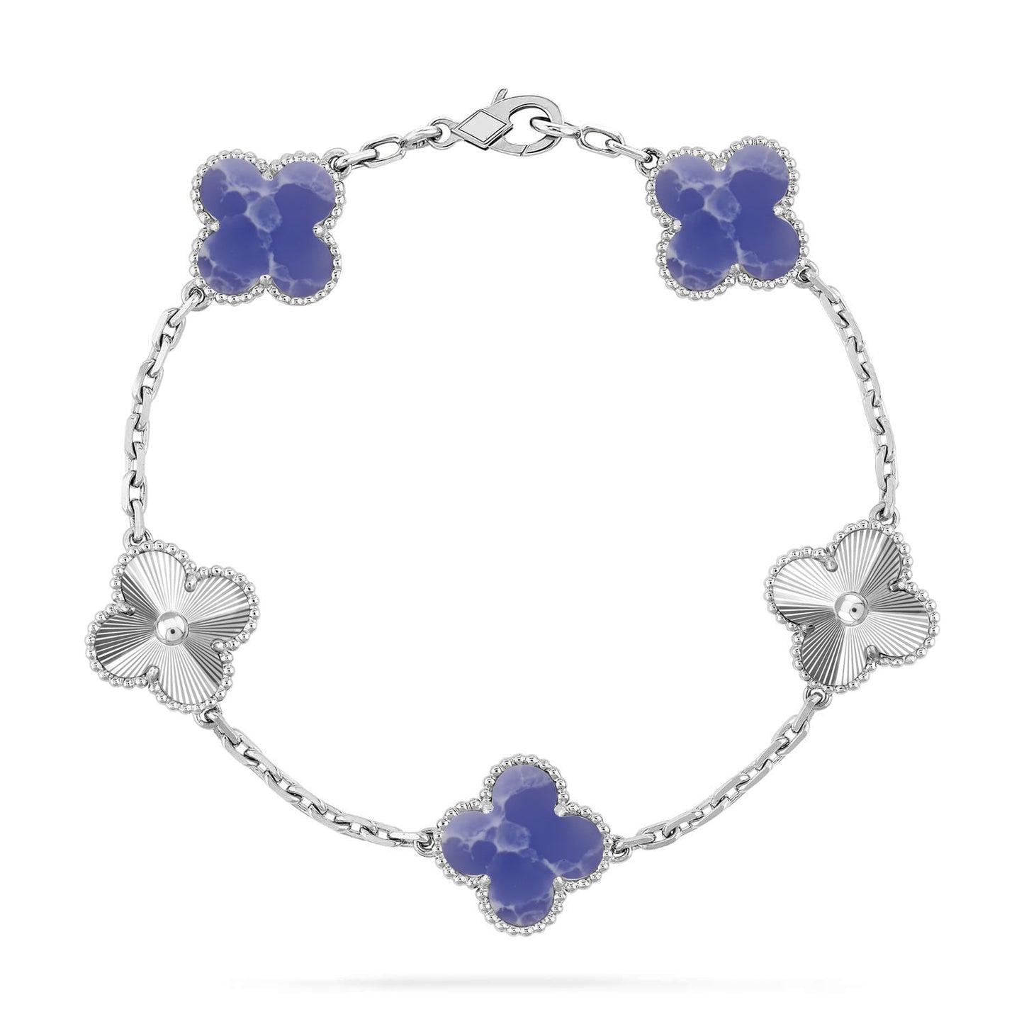 [⭐Glow]CLOVER 5 MOTIF BLUE VEINS BRACELET COLLECTION