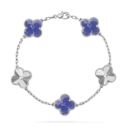 [⭐Glow]CLOVER 5 MOTIF BLUE VEINS BRACELET COLLECTION