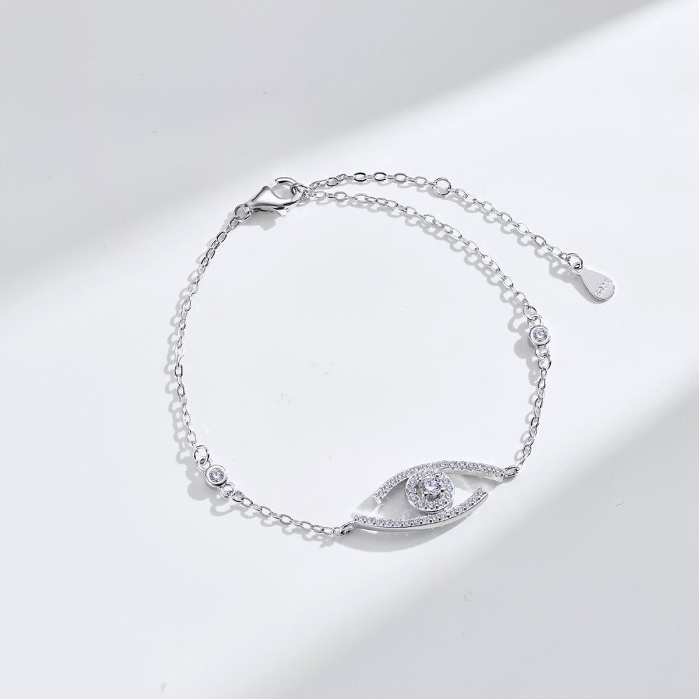 [⭐Glow]Demo Eye Pave-Set Diamond Bracelet