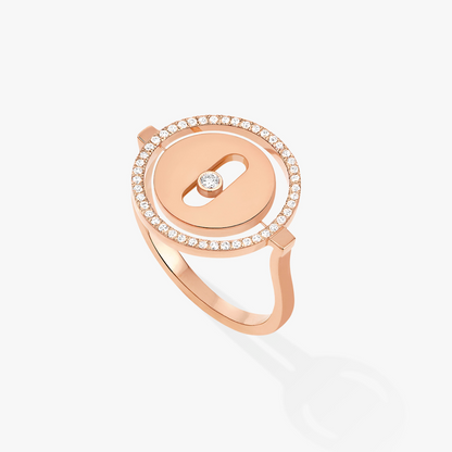 [⭐Glow]Demo MOVE PINK GOLD DIAMOND RING