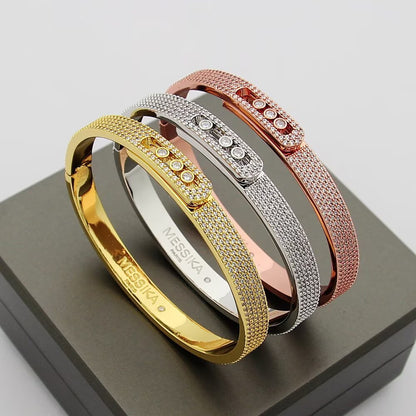 [⭐Glow]Move Noa Full Pavé Diamond Bangle Bracelet