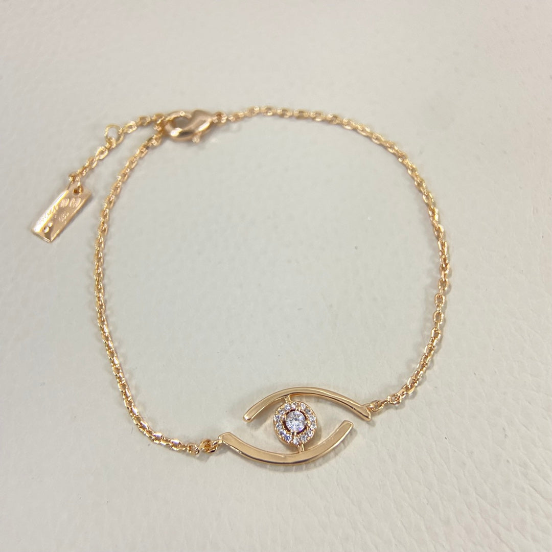 [⭐Glow]Demo Eye Pave-Set Diamond Bracelet