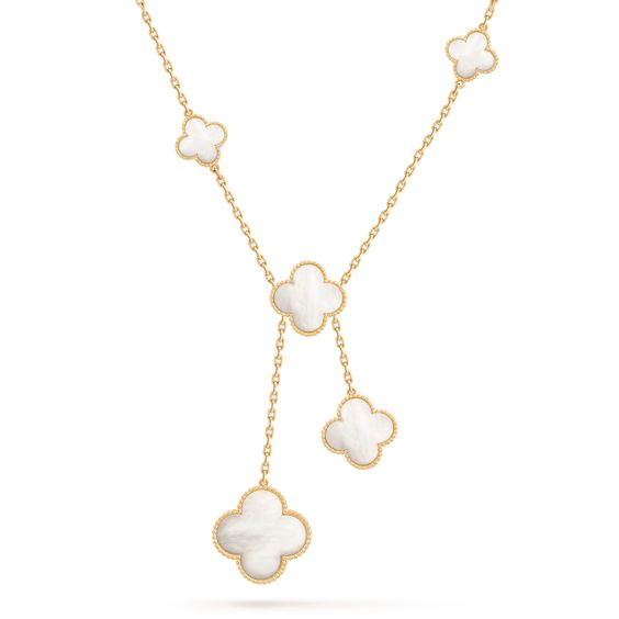 [⭐Glow]CLOVER MOTHER OF PEARL NECKLACE 6 MOTIF