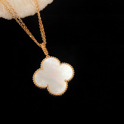 [⭐Glow]CLOVER 25MM MOP LARGE PENDANT NECKLACE