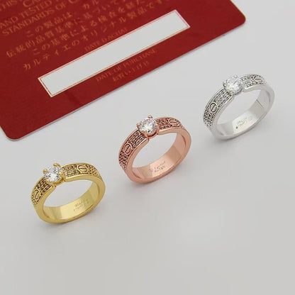 [⭐Glow]Starry Sky Diamond Ring