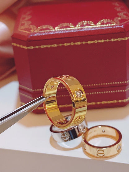 [⭐Glow]Three-Diamond Ring