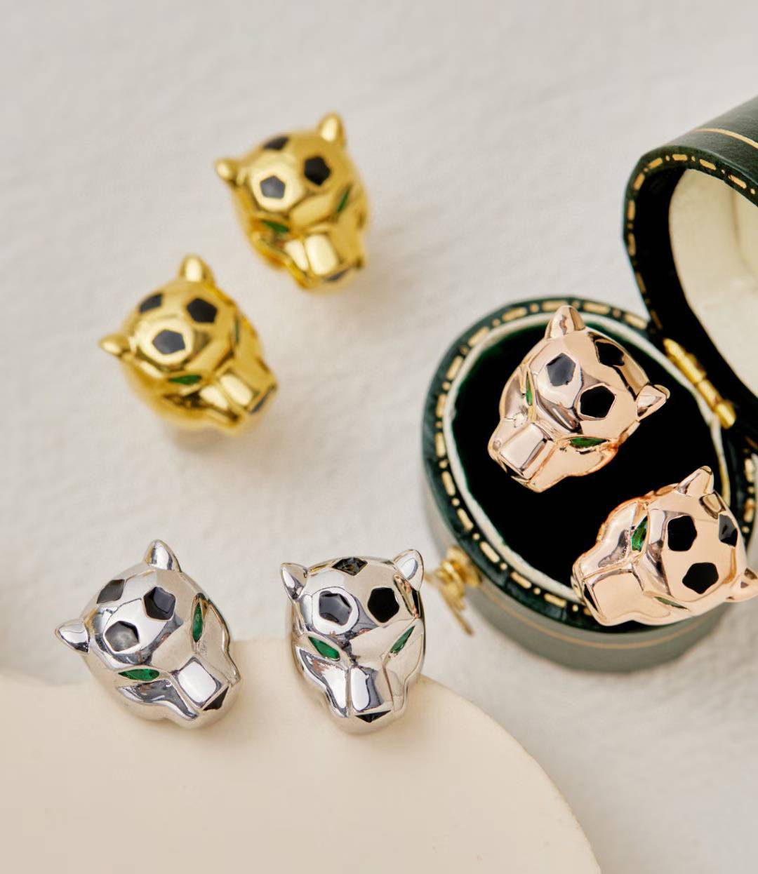 [⭐Glow]CHRRTAH-PRINT STUD EARRINGS, THREE COLORS