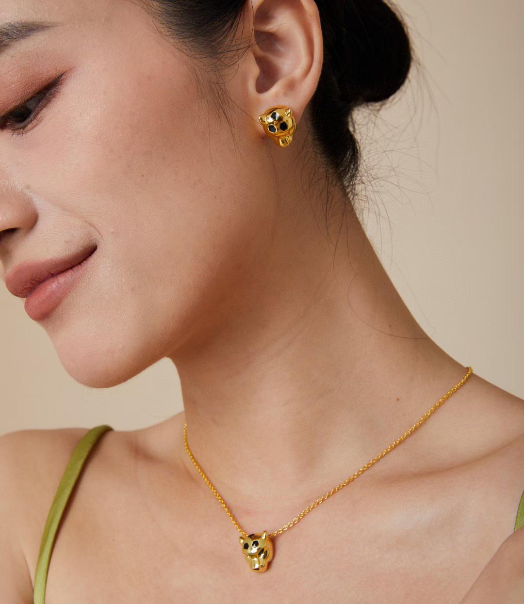 [⭐Glow]CHRRTAH-PRINT STUD EARRINGS, THREE COLORS