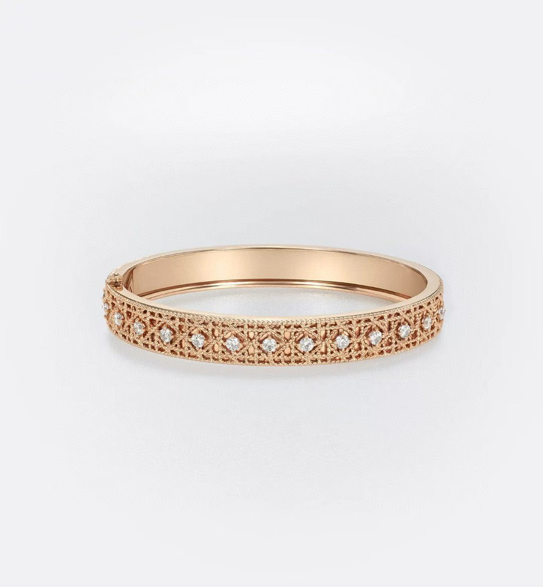 [⭐Glow]2026 WOVEN-PATTERN BRACELET SET WITH FULL DIAMOND INLAY THREE-COLORS