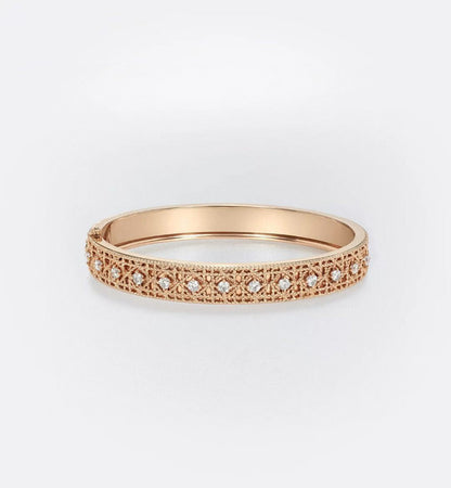 [⭐Glow]2026 WOVEN-PATTERN BRACELET SET WITH FULL DIAMOND INLAY THREE-COLORS