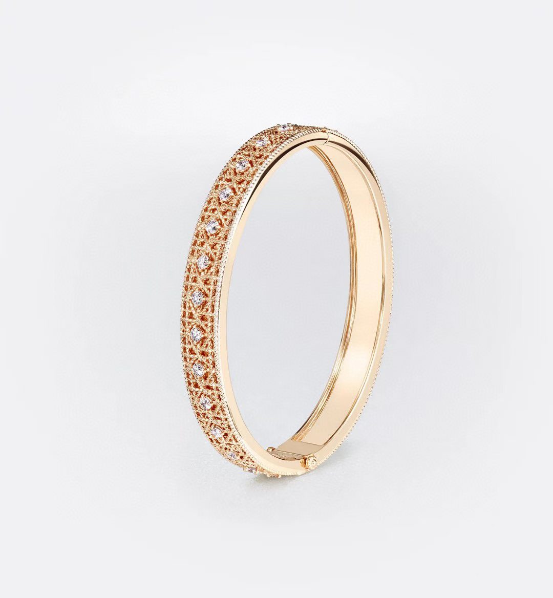 [⭐Glow]2026 WOVEN-PATTERN BRACELET SET WITH FULL DIAMOND INLAY THREE-COLORS