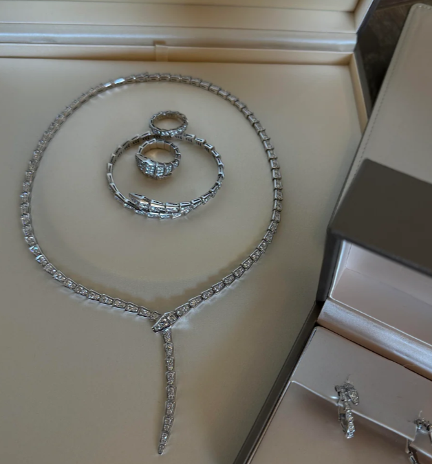[⭐Glow]NEW！SERPENT DIAMOND NECKLACE