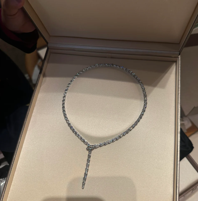 [⭐Glow]NEW！SERPENT DIAMOND NECKLACE