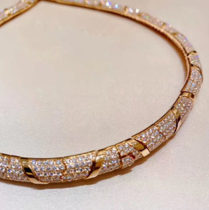 [⭐Glow]HAUTE COUTURE GOLD SERPENTI NECKLACE