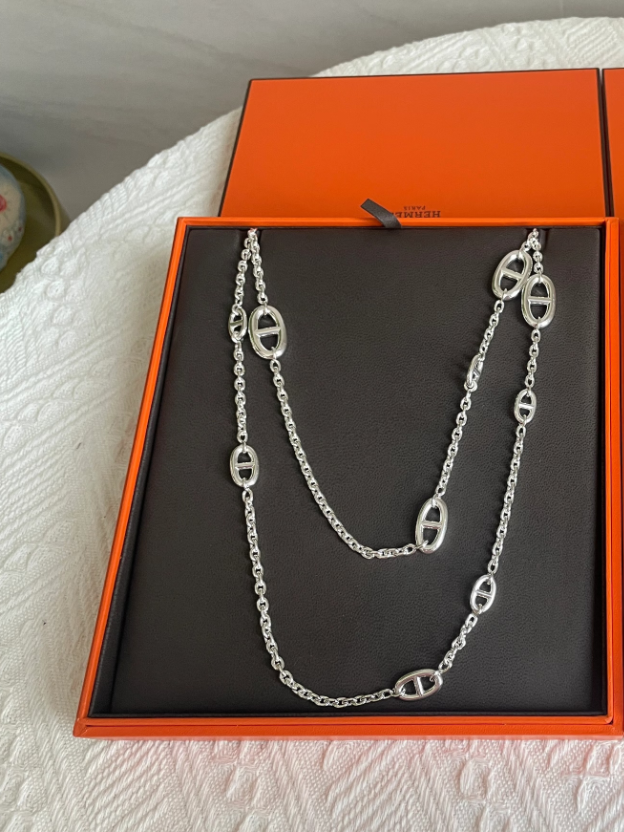 [⭐Glow]Classic Silver Sweater Chain