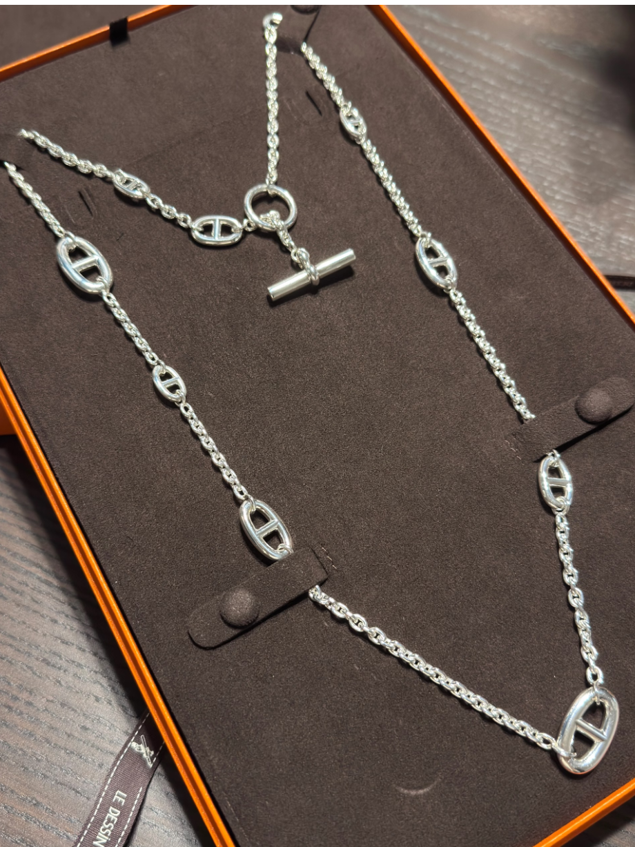 [⭐Glow]Classic Silver Sweater Chain