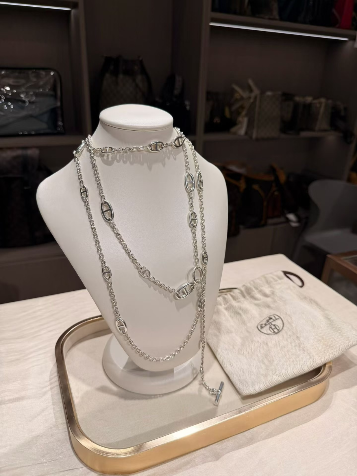 [⭐Glow]Classic Silver Sweater Chain