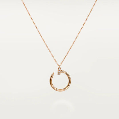 [⭐Glow]JUSTE NECKLACE PINK GOLD