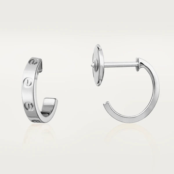 [⭐Glow]LOVE EARRINGS 2.65MM SILVER