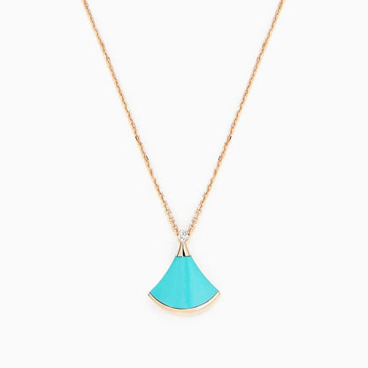 [⭐Glow]DREAM NECKLACE TURQUOISE PINK GOLD