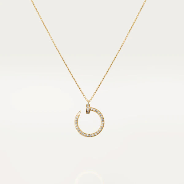 [⭐Glow]JUSTE NECKLACE GOLD DIAMONDS