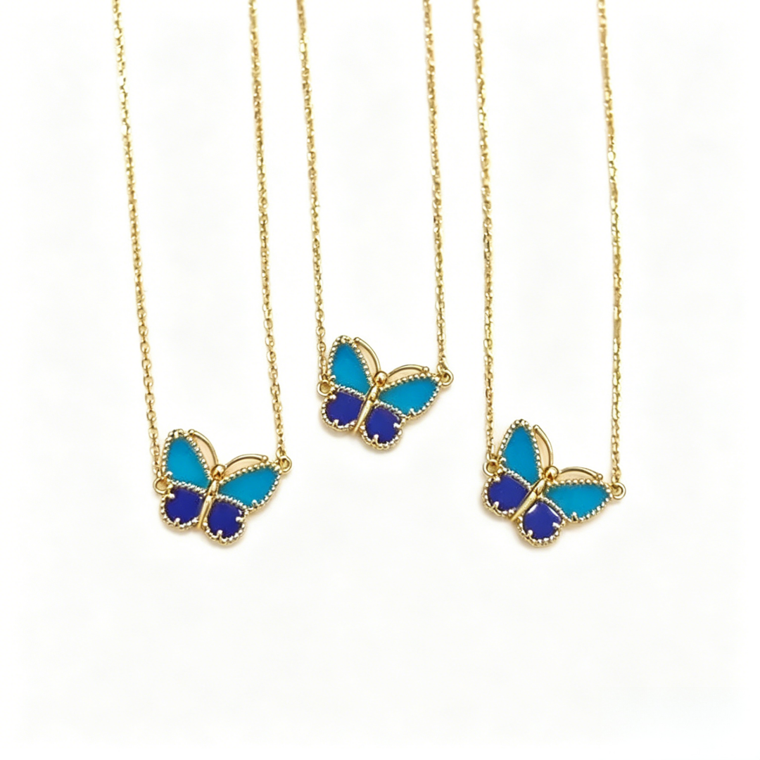 [⭐Glow]  2026 NEW LUCKY BUTTERFLY 1 MOTIFS NECKLACE