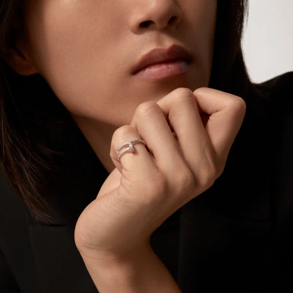 [⭐Glow]JUSTE RING 1.8MM SILVER DIAMONDS